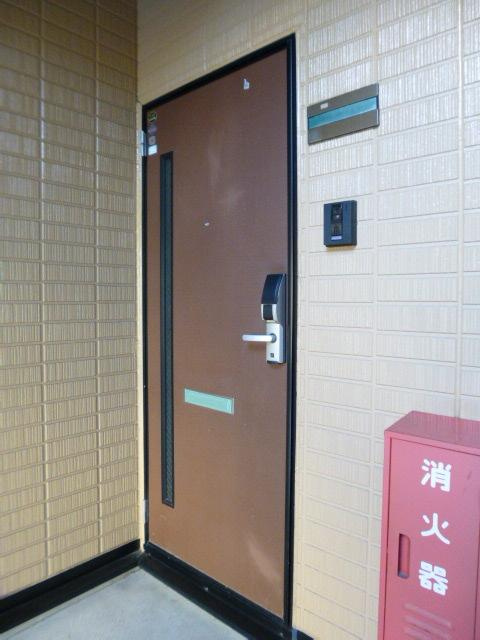 落ち着いた玄関です
