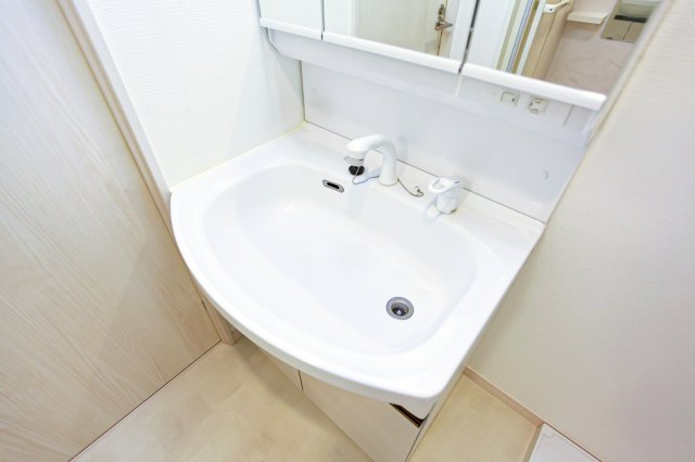 サヴォイラコートワジー　5階の独立洗面台|別号室のものになります。現状優先。