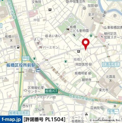 【地図】 | L－Ｆｌａｔ板橋区役所前