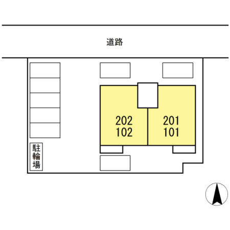 ベルデュール･野田の区画図