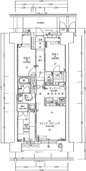 大阪ベイレジデンスの間取り