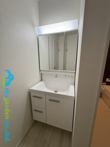 茅ヶ崎市高田３期　新築戸建　全４棟４号棟の独立洗面台