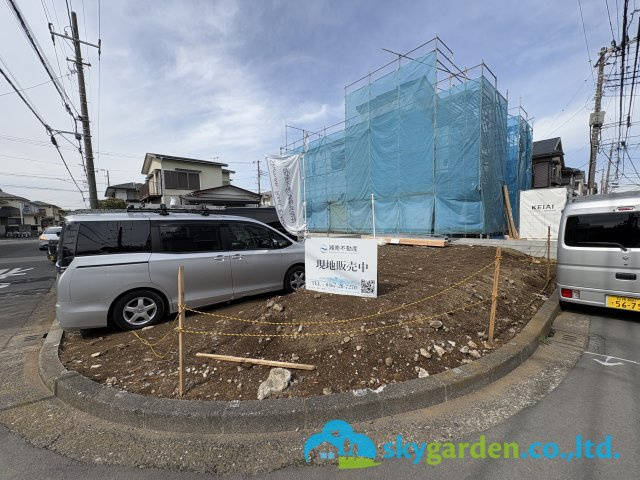 茅ヶ崎市高田３期　新築戸建　全４棟４号棟の外観|2025年2月27日撮影