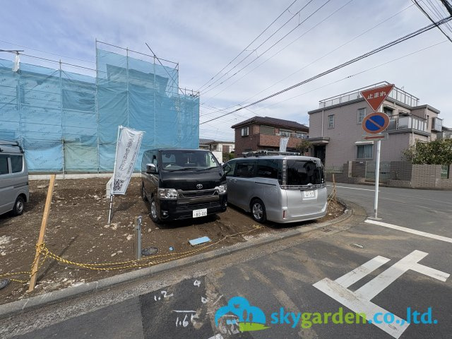 茅ヶ崎市高田３期　新築戸建　全４棟４号棟の外観|2025年2月27日撮影