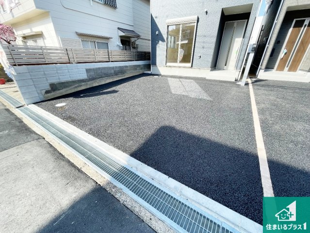 神戸市垂水区清水が丘　第3期　新築一戸建ての駐車場|駐車スペース！散水栓があるので、こまめに愛車を洗えます！