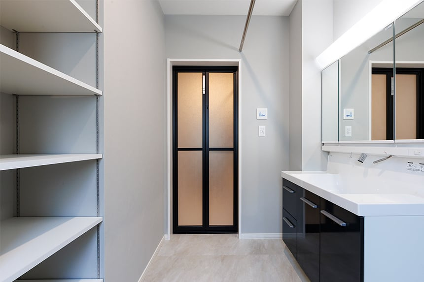 美園9条1丁目の脱衣所