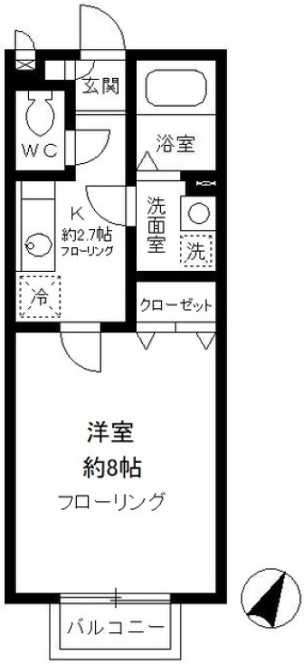プライムコート1の間取り