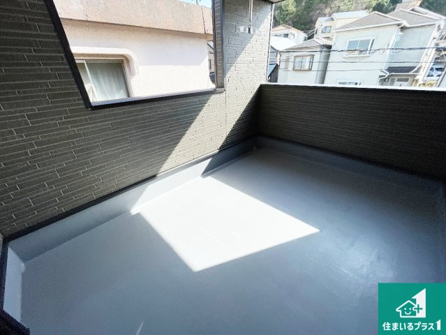 神戸市垂水区清水が丘　第3期　新築一戸建てのバルコニー|日当たりのよいバルコニー！お部屋が開放的に！