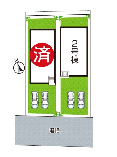 神戸市垂水区清水が丘　第3期　新築一戸建ての区画図|全2区画