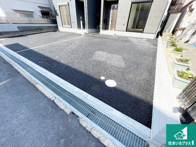 神戸市垂水区清水が丘　第3期　新築一戸建ての駐車場|駐車スペース！散水栓があるので、こまめに愛車を洗えます！