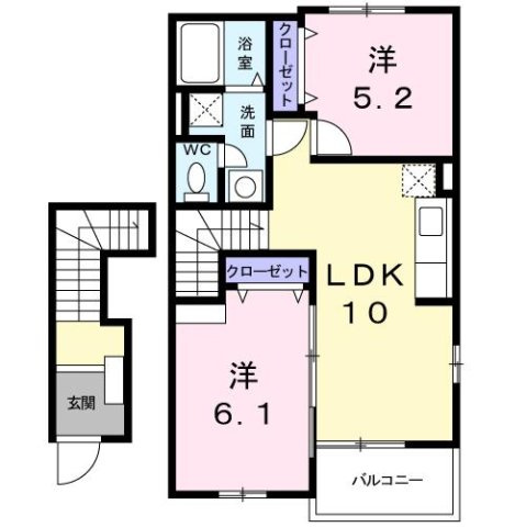 【間取り】 | ファミーユ　Ｍ　Ｃ