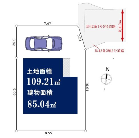 練馬区大泉学園町6丁目 限定1棟の区画図|土地面積109.21㎡、ゆとりある敷地
お車を駐車する他にも自転車やバイクなどを置くスペースも確保できます
ガーデニングなどもお楽しみいただけます♪♪