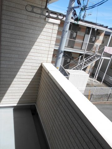 エルファロ　Ａ棟のバルコニー