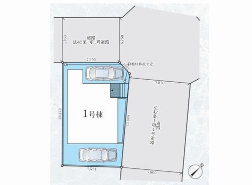 【区画図】 | 【仲介手数料０円】平塚市幸町2期　新築一戸建て | 平塚市幸町2期　新築一戸建て
