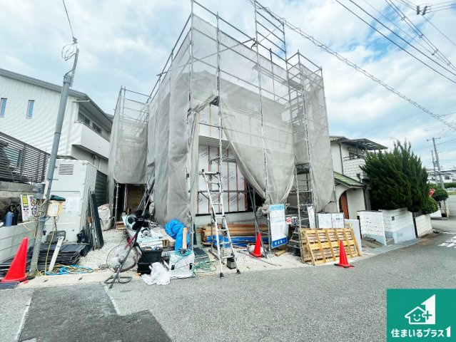神戸市西区今寺　新築一戸建ての外観|周辺は落ち着いた街並みの住宅地！子育てがしやすい住環境です！まだ未完成ですが、現地でしかわからない事もございます。是非一度ご覧ください。