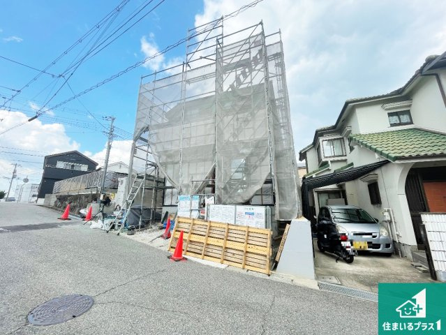 神戸市西区今寺　新築一戸建ての外観|周辺は落ち着いた街並みの住宅地！子育てがしやすい住環境です！まだ未完成ですが、現地でしかわからない事もございます。是非一度ご覧ください。