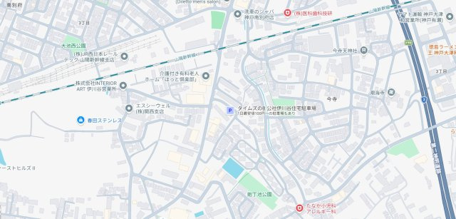 神戸市西区今寺　新築一戸建ての地図