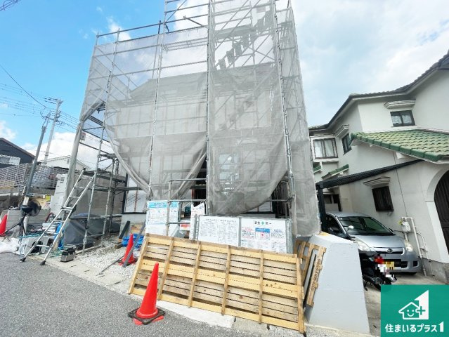 神戸市西区今寺　新築一戸建ての外観|周辺は落ち着いた街並みの住宅地！子育てがしやすい住環境です！まだ未完成ですが、現地でしかわからない事もございます。是非一度ご覧ください。