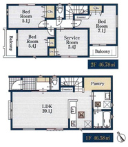名古屋市千種区春里町4丁目11【仲介手数料無料】新築一戸建て 1号棟の画像