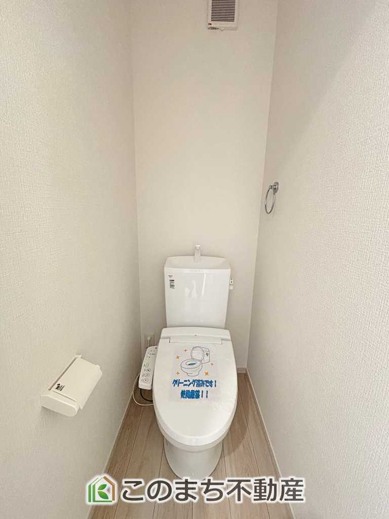 リガーレ小山市土塔8期のトイレ|清潔なトイレスペース☆