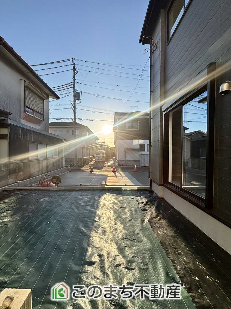 リガーレ小山市土塔8期の庭