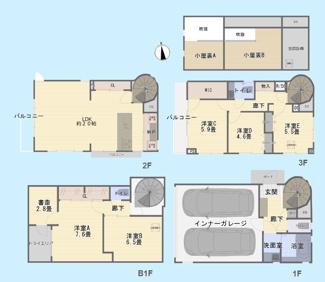 【間取り】 | 世田谷区瀬田2丁目