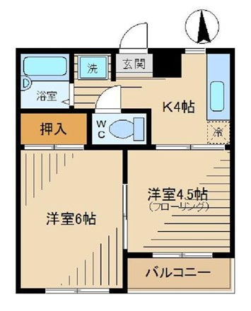アダチハイム坂上の間取り