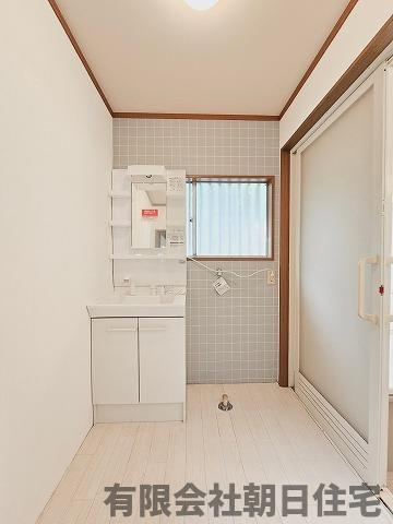 【洗面所】 | 古志原2丁目収益戸建 | 洗面脱衣室です