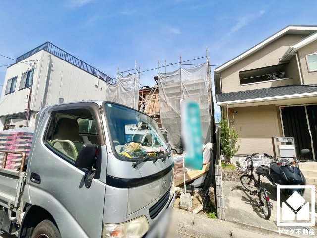 八幡市川口西扇　01期　1号棟の外観|4月6日　現地写真更新