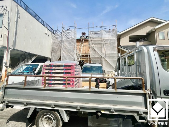 八幡市川口西扇　01期　1号棟の外観|4月6日　現地写真更新