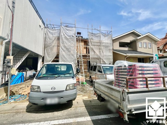 八幡市川口西扇　01期　1号棟の外観|4月6日　現地写真更新