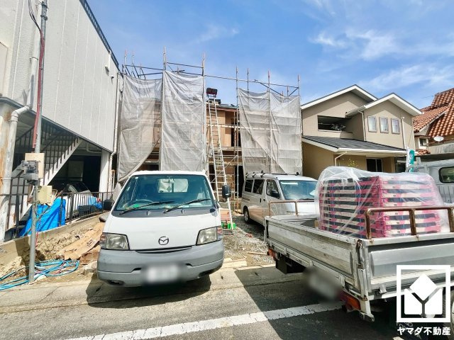 八幡市川口西扇　01期　1号棟の外観|4月6日　現地写真更新