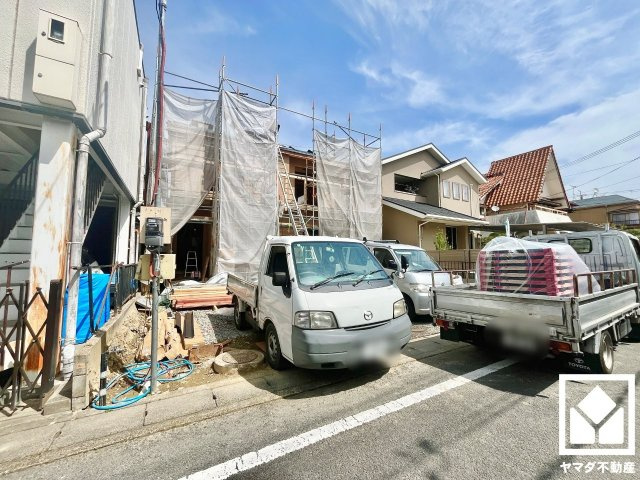 八幡市川口西扇　01期　1号棟の外観|4月6日　現地写真更新