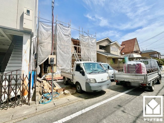 八幡市川口西扇　01期　1号棟の外観|4月6日　現地写真更新
