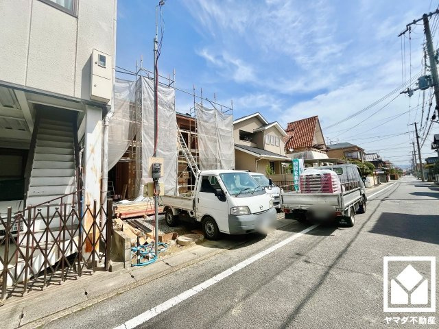 八幡市川口西扇　01期　1号棟の外観|4月6日　現地写真更新