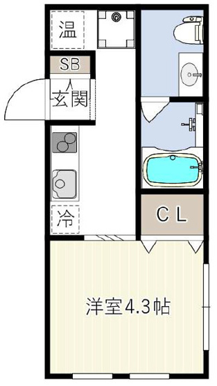 【間取り】 | ハーモニーフラッツ不動前