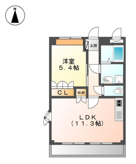 サンフィットの間取り