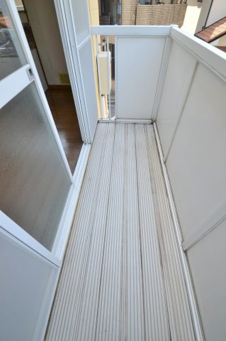 スナコダコーポB棟のバルコニー