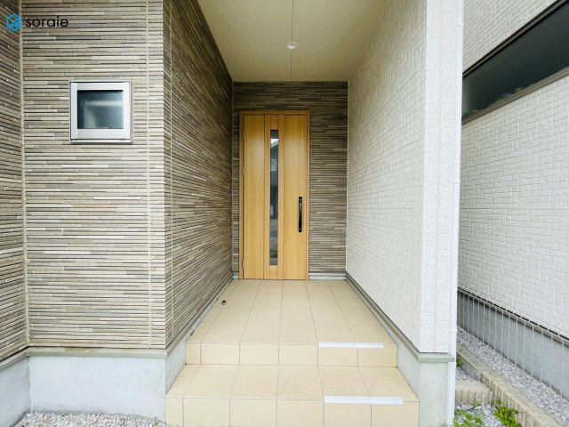 戸建 川越市大字山田の玄関|3/30撮影