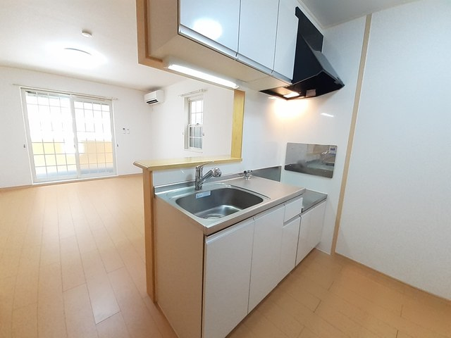 サニークレールB棟のキッチン