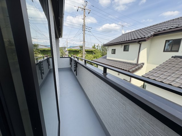 嵐山町志賀　新築一戸建のバルコニー