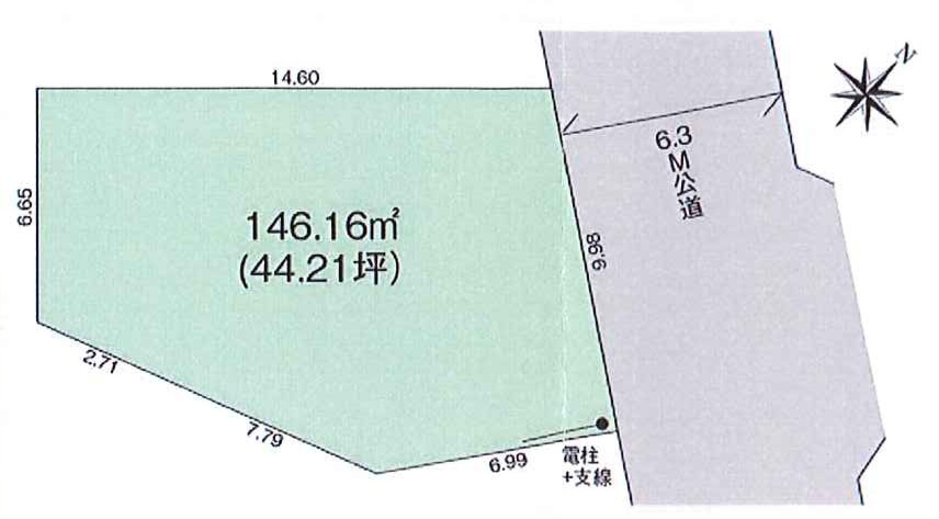 嵐山町志賀　新築一戸建の区画図