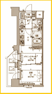 【間取り】 | リヴシティ横濱新川町弐番館