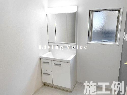 【仲介手数料０円】相模原市南区旭町2期　新築一戸建ての独立洗面台|相模原市南区旭町2期　新築一戸建て