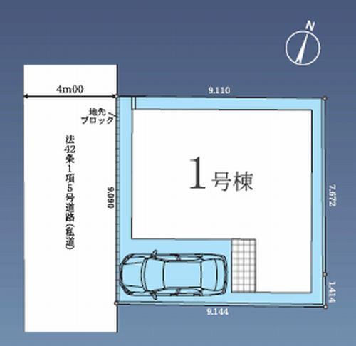 【仲介手数料０円】相模原市南区旭町2期　新築一戸建ての区画図|相模原市南区旭町2期　新築一戸建て