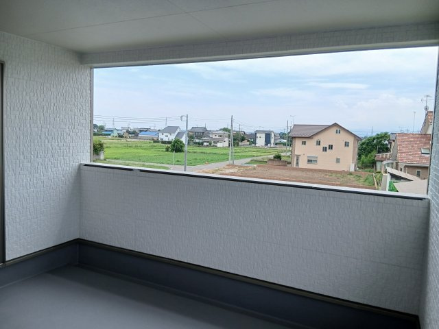 深谷市中瀬第１　のバルコニー|１号棟現地バルコニー（2026年07月31日）撮影