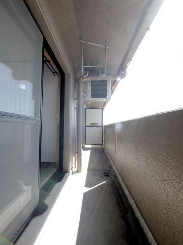 グランディール十日市のバルコニー|※写真は別の部屋のものです。