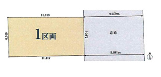 【区画図】 | 名古屋市瑞穂区田光町3丁目26−1【仲介手数料無料】新築一戸建て