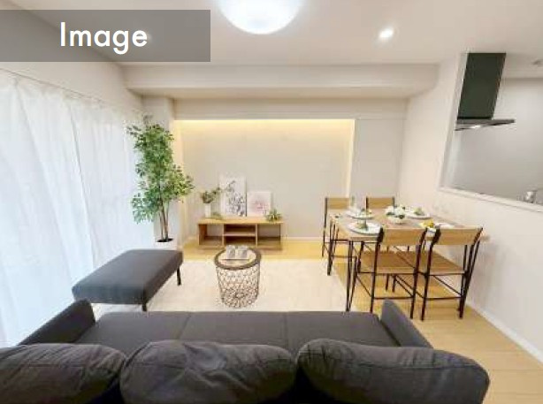 エクレール南越谷の居間・リビング