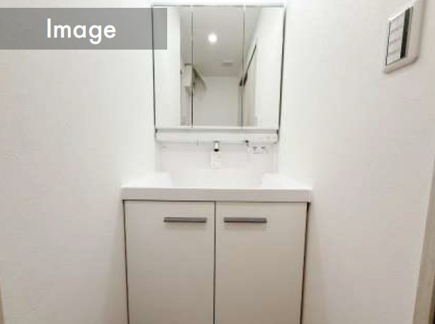 エクレール南越谷の独立洗面台